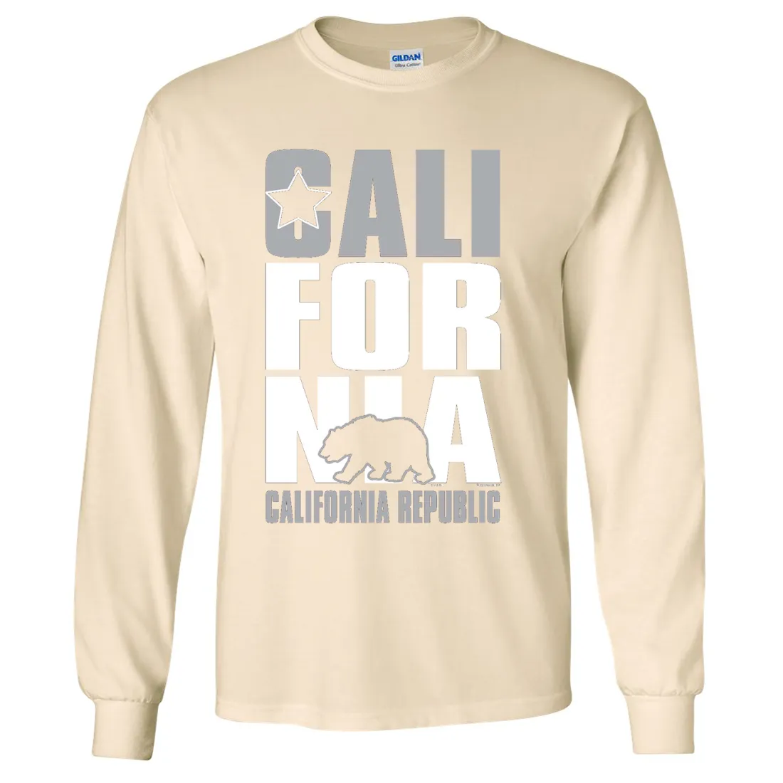 California Republic Raiders Style Long Sleeve Shirt