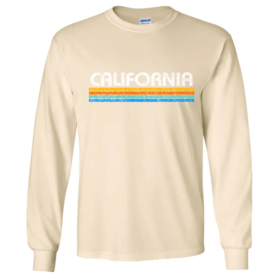 California Vintage Stripe Long Sleeve Shirt