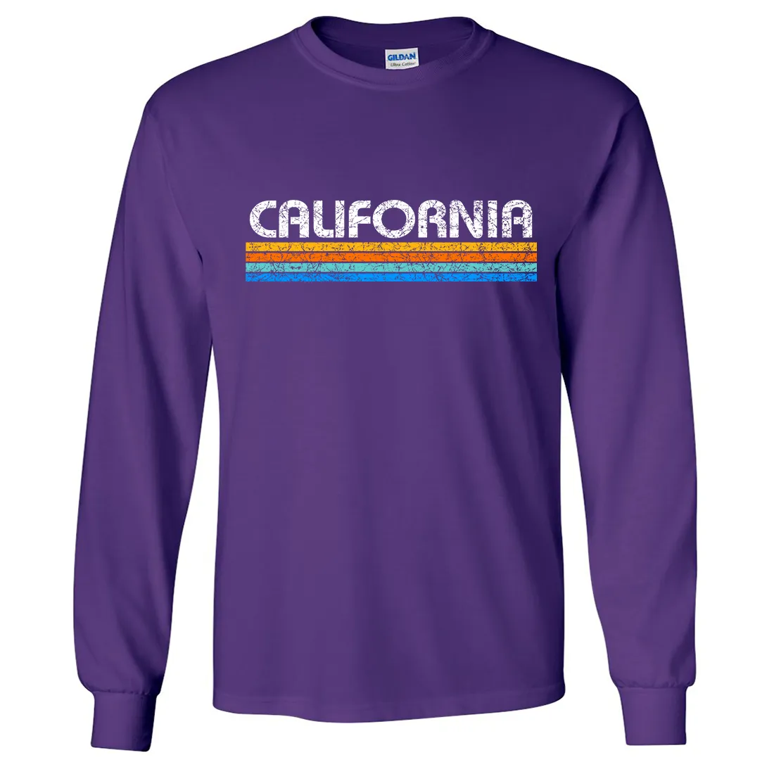 California Vintage Stripe Long Sleeve Shirt