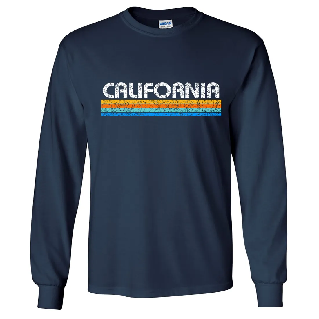 California Vintage Stripe Long Sleeve Shirt