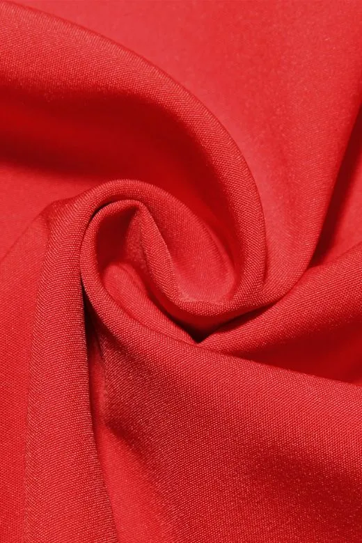 Capri Bodycon Strapless Mini Dress - Lipstick Red