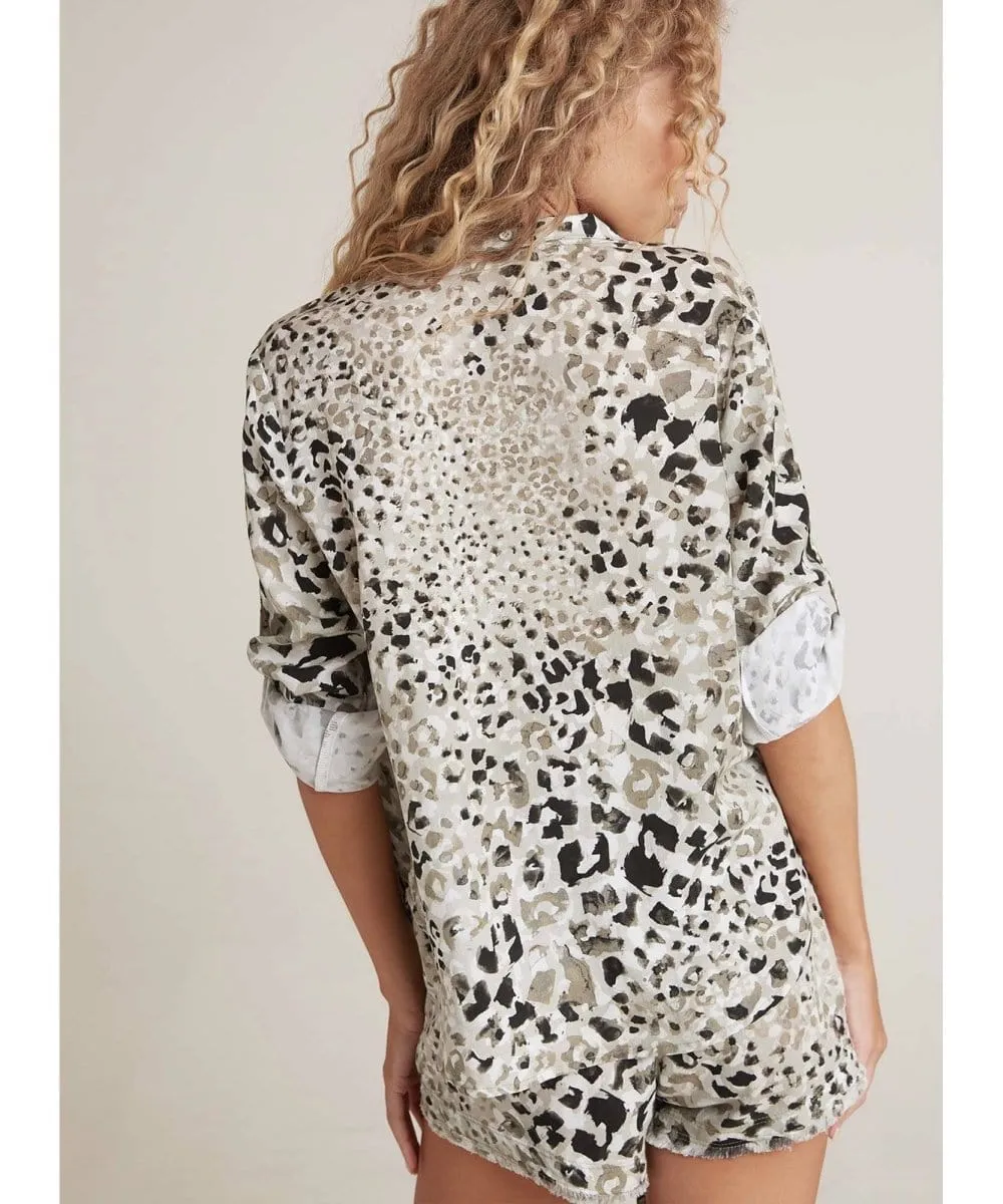 Capri Button Down Desert Olive