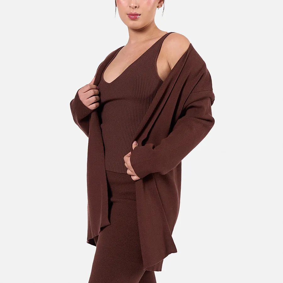 Cardigan tejido