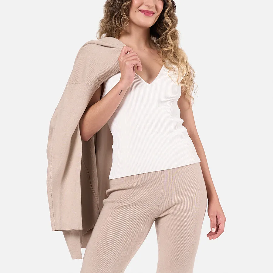 Cardigan tejido