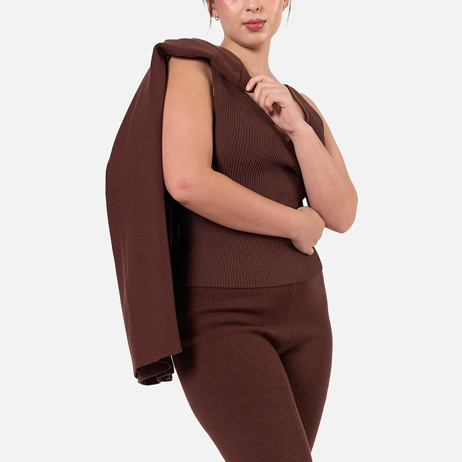 Cardigan tejido