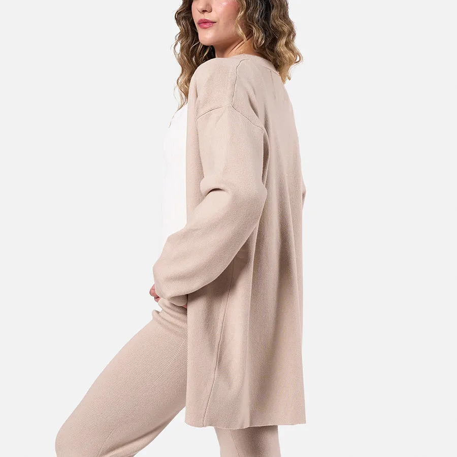 Cardigan tejido
