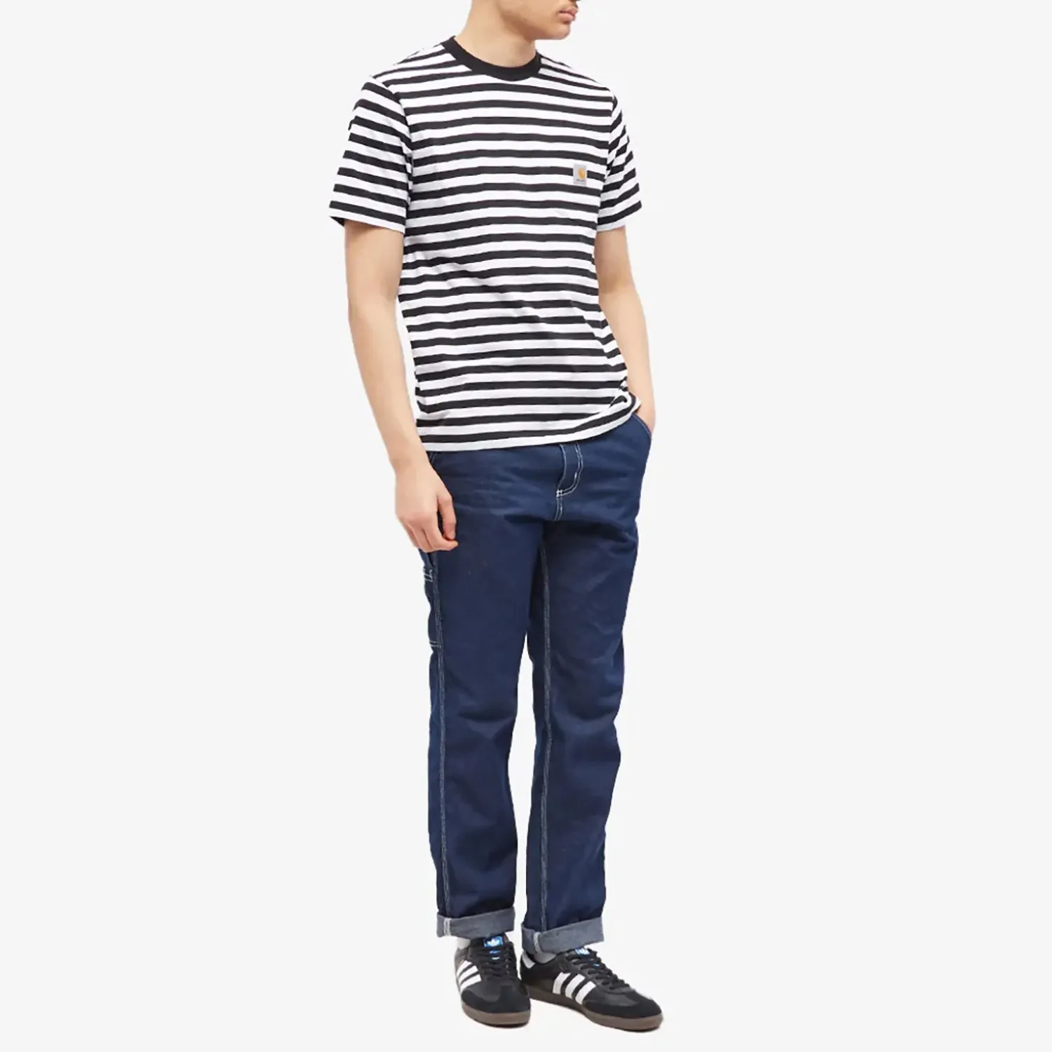 CARHARTT WIP SCOTTY POCKET STRIPE T-SHIRT I027732