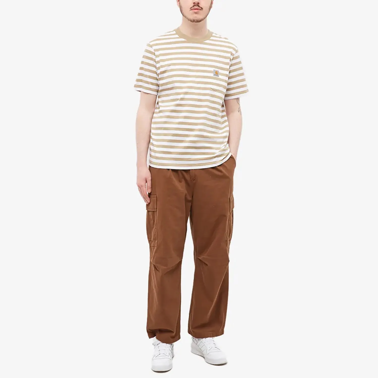 CARHARTT WIP SCOTTY POCKET STRIPE T-SHIRT I027732