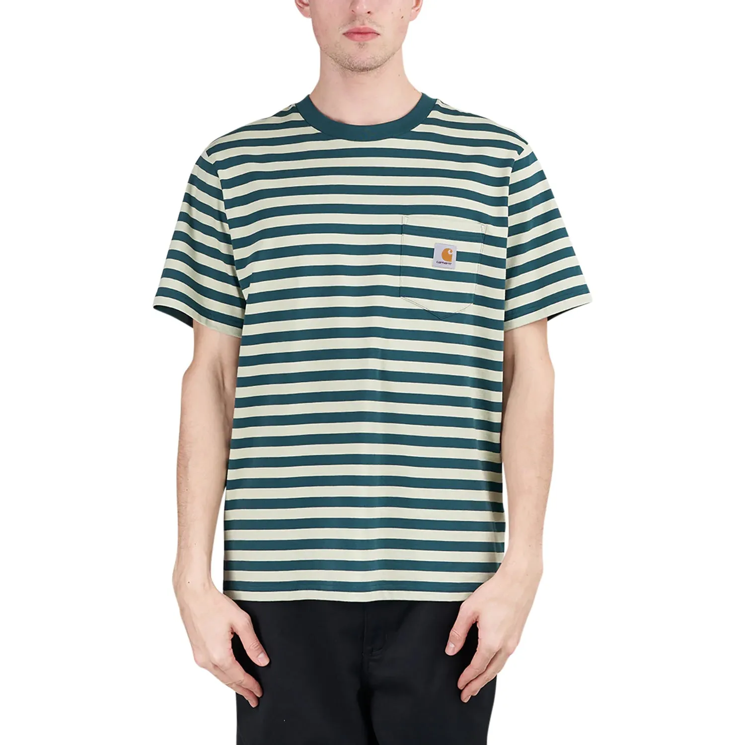 CARHARTT WIP SCOTTY POCKET STRIPE T-SHIRT I027732