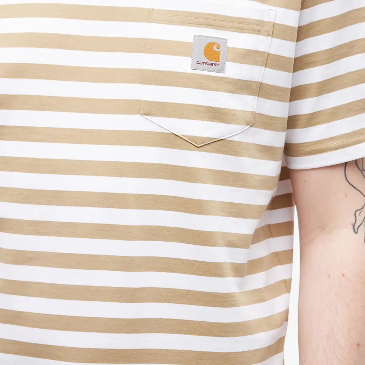CARHARTT WIP SCOTTY POCKET STRIPE T-SHIRT I027732
