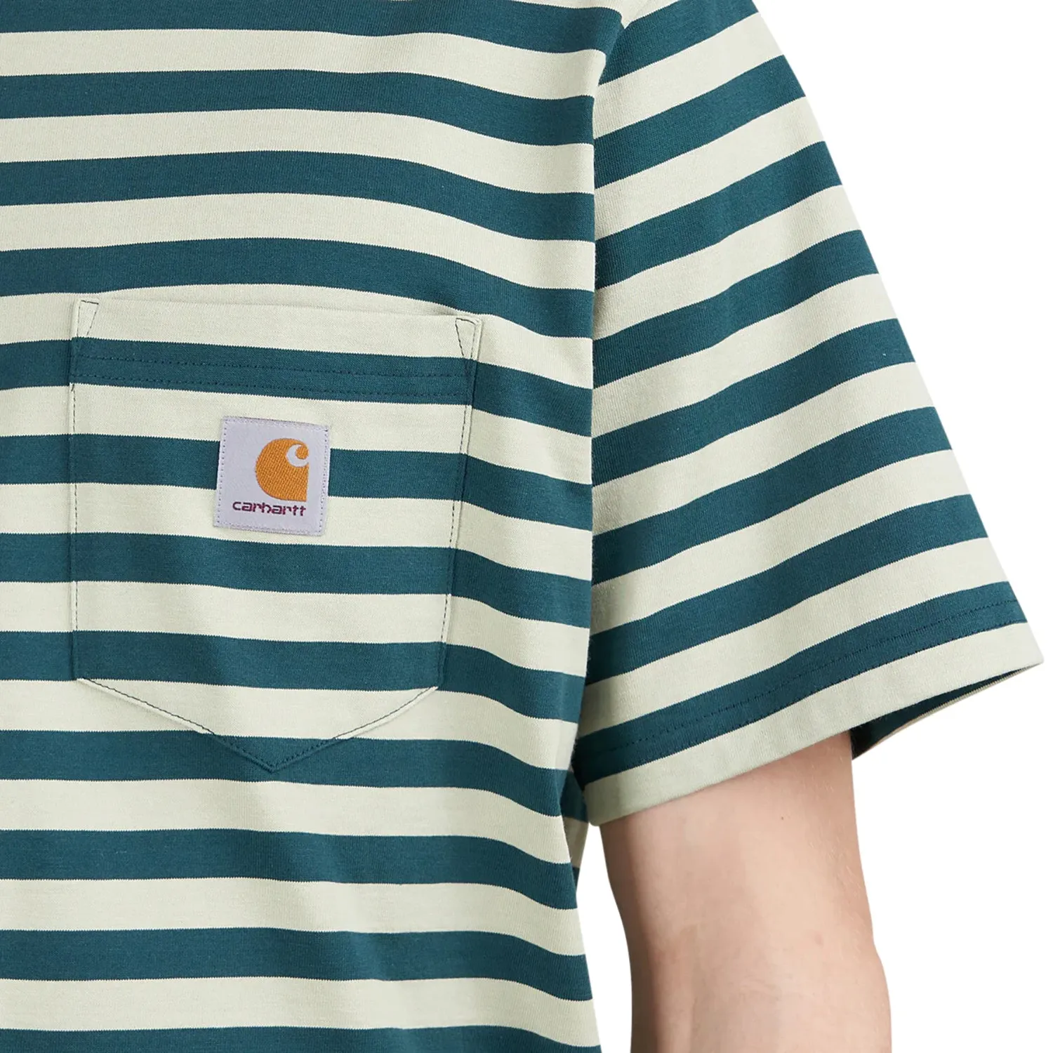 CARHARTT WIP SCOTTY POCKET STRIPE T-SHIRT I027732
