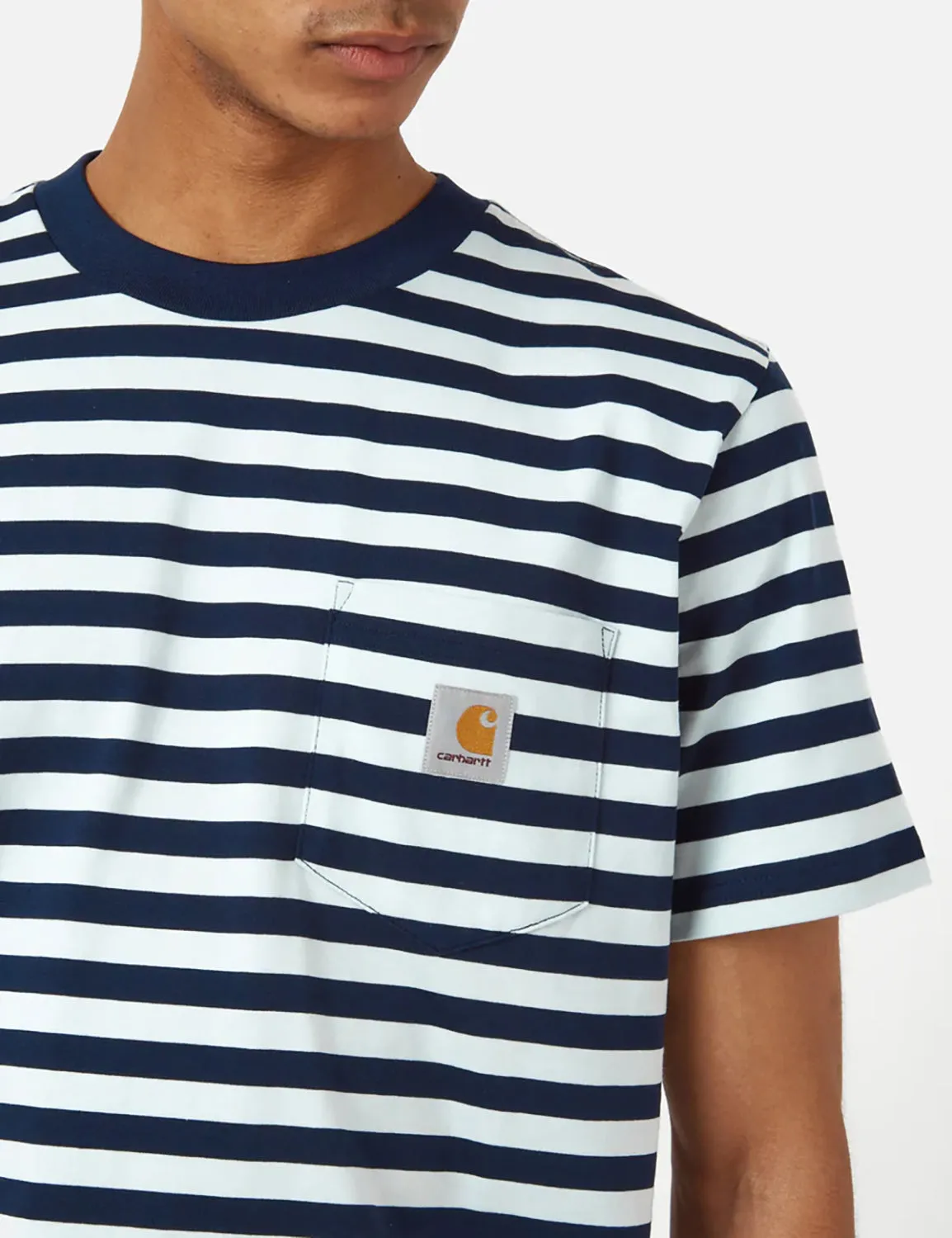 CARHARTT WIP SCOTTY POCKET STRIPE T-SHIRT I027732