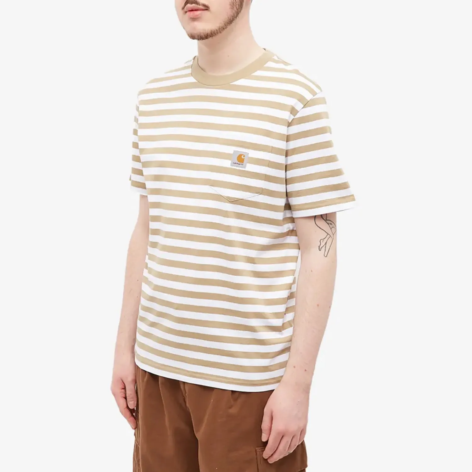 CARHARTT WIP SCOTTY POCKET STRIPE T-SHIRT I027732