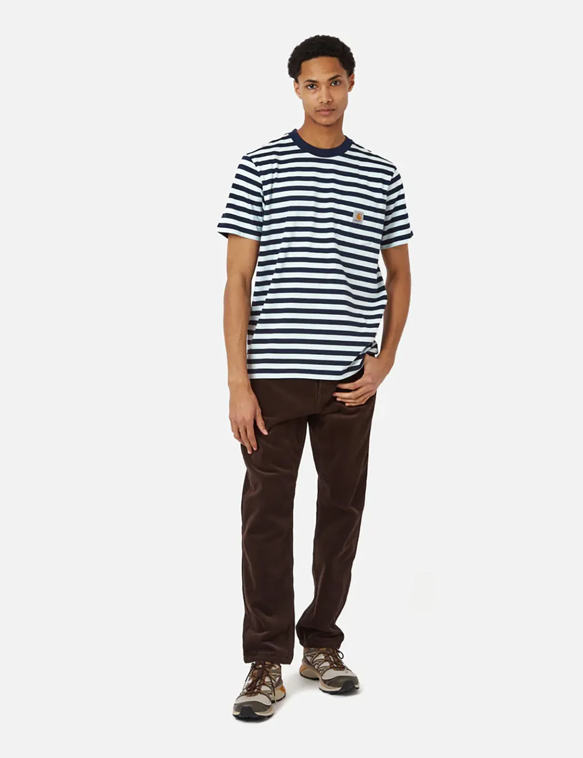 CARHARTT WIP SCOTTY POCKET STRIPE T-SHIRT I027732