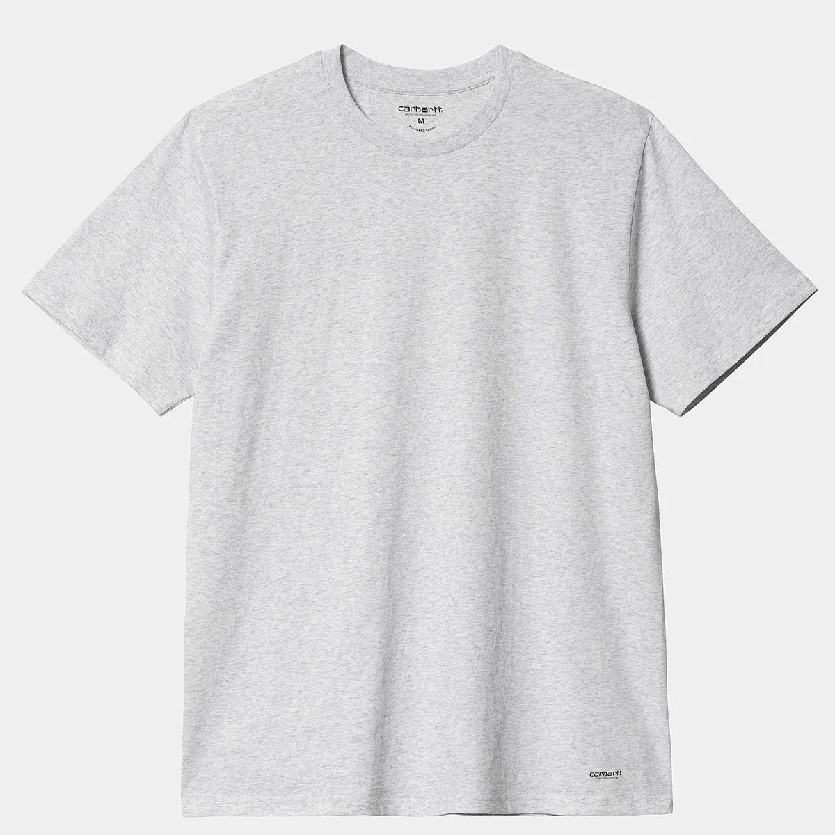 Carhartt WIP Standard Crew Neck T-Shirt 2 Pack Ash Heather