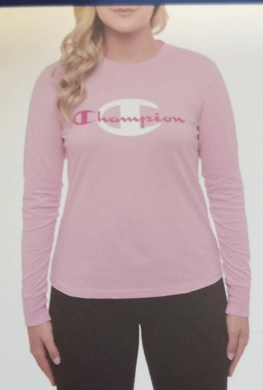 Champion Women's Long Sleeve  Tee Shirt