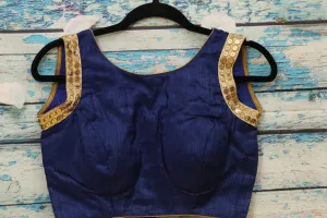 Chanderi blouse | kids Lehenga blouse|Saree stitched Blouse | blue saree blouse | Silk saree Blouse  |brocade blouse|handloom Saree blouse
