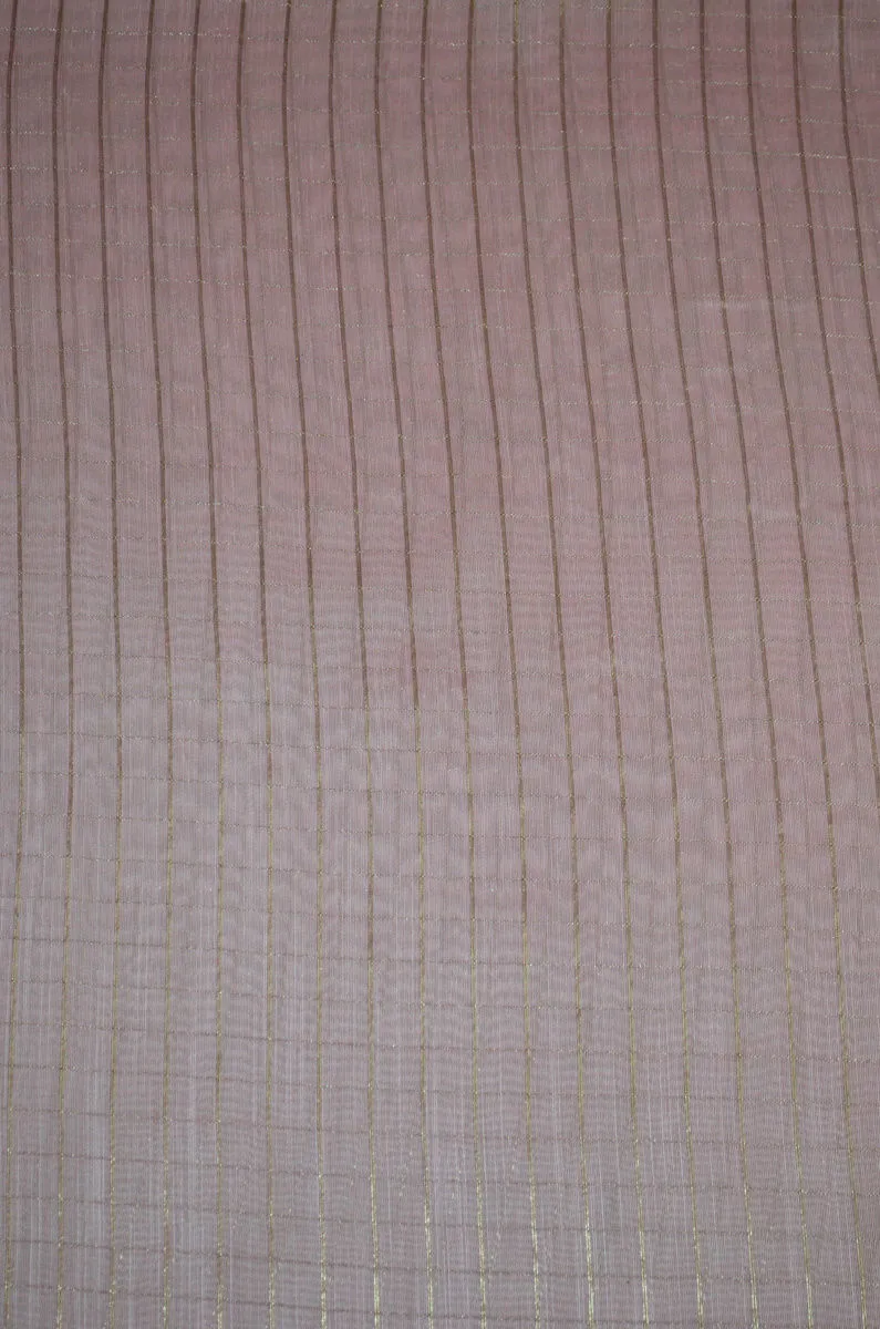 Chanderi Slub Textured Checkered Fabric ( TO BUY A QUANTITY OF 1.5,2.5,3.5 PLEASE CALL US AT 9930655009)