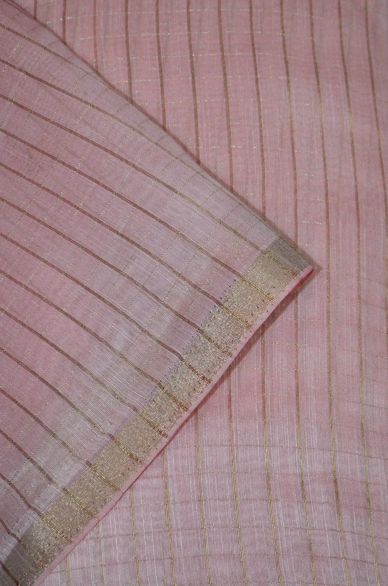 Chanderi Slub Textured Checkered Fabric ( TO BUY A QUANTITY OF 1.5,2.5,3.5 PLEASE CALL US AT 9930655009)