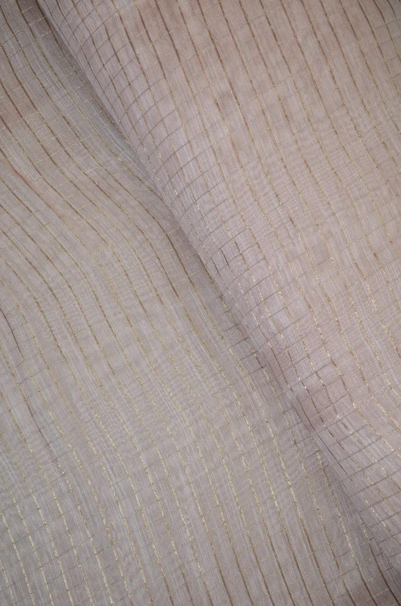 Chanderi Slub Textured Checkered Fabric ( TO BUY A QUANTITY OF 1.5,2.5,3.5 PLEASE CALL US AT 9930655009)