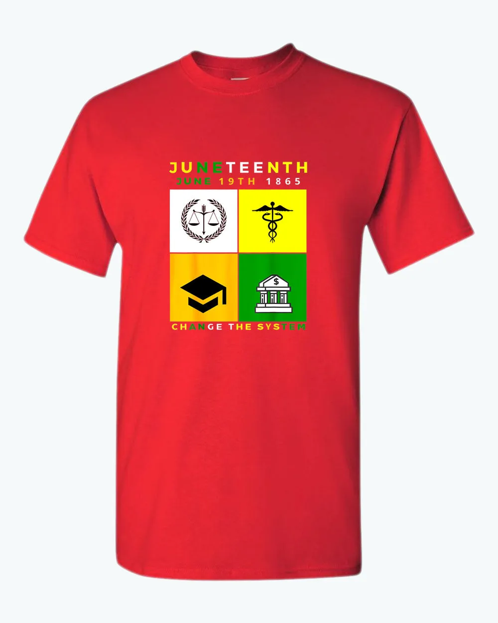 Change the system juneteenth t-shirt
