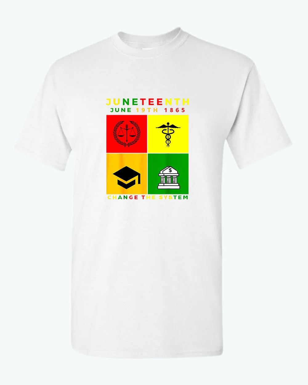 Change the system juneteenth t-shirt