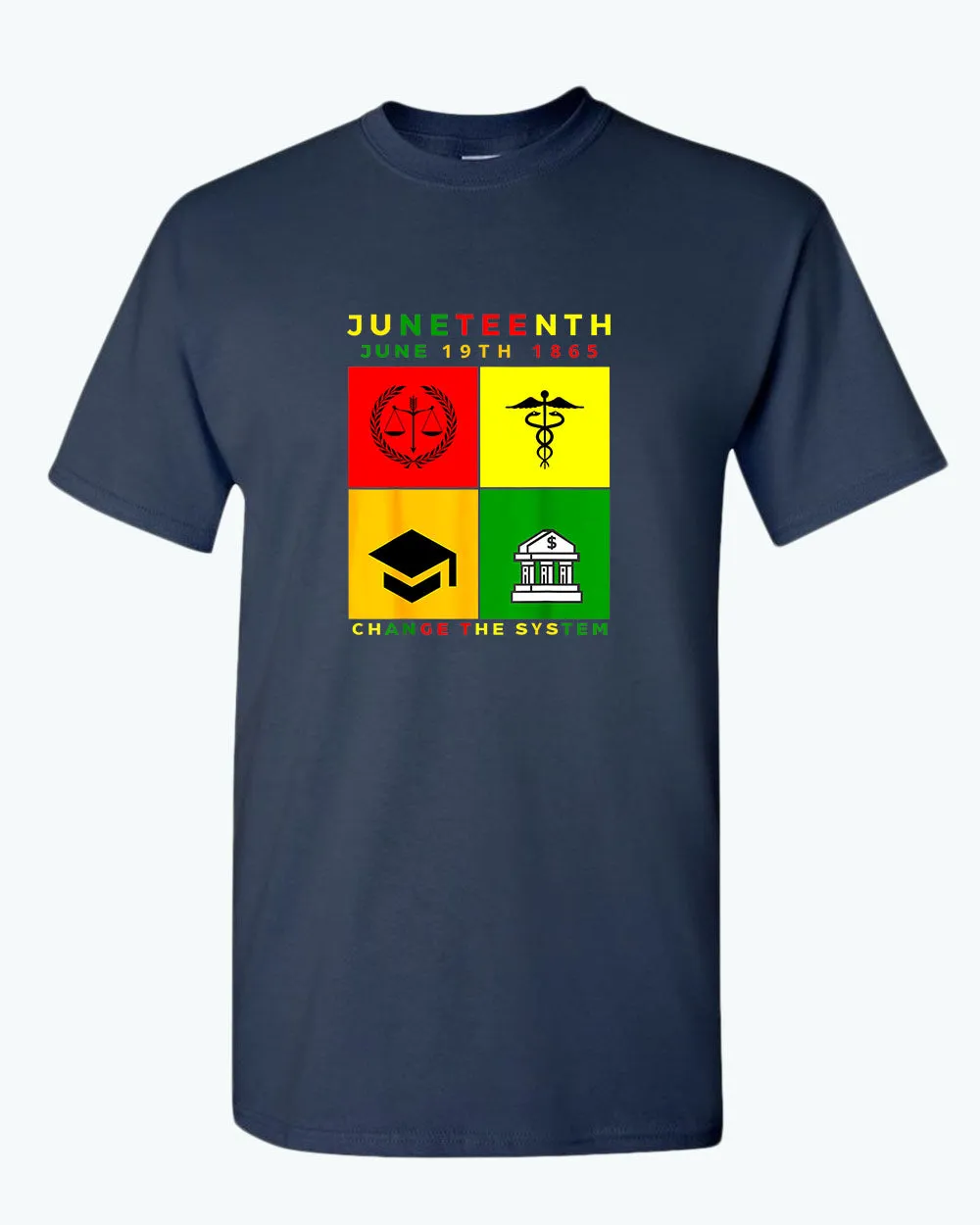 Change the system juneteenth t-shirt