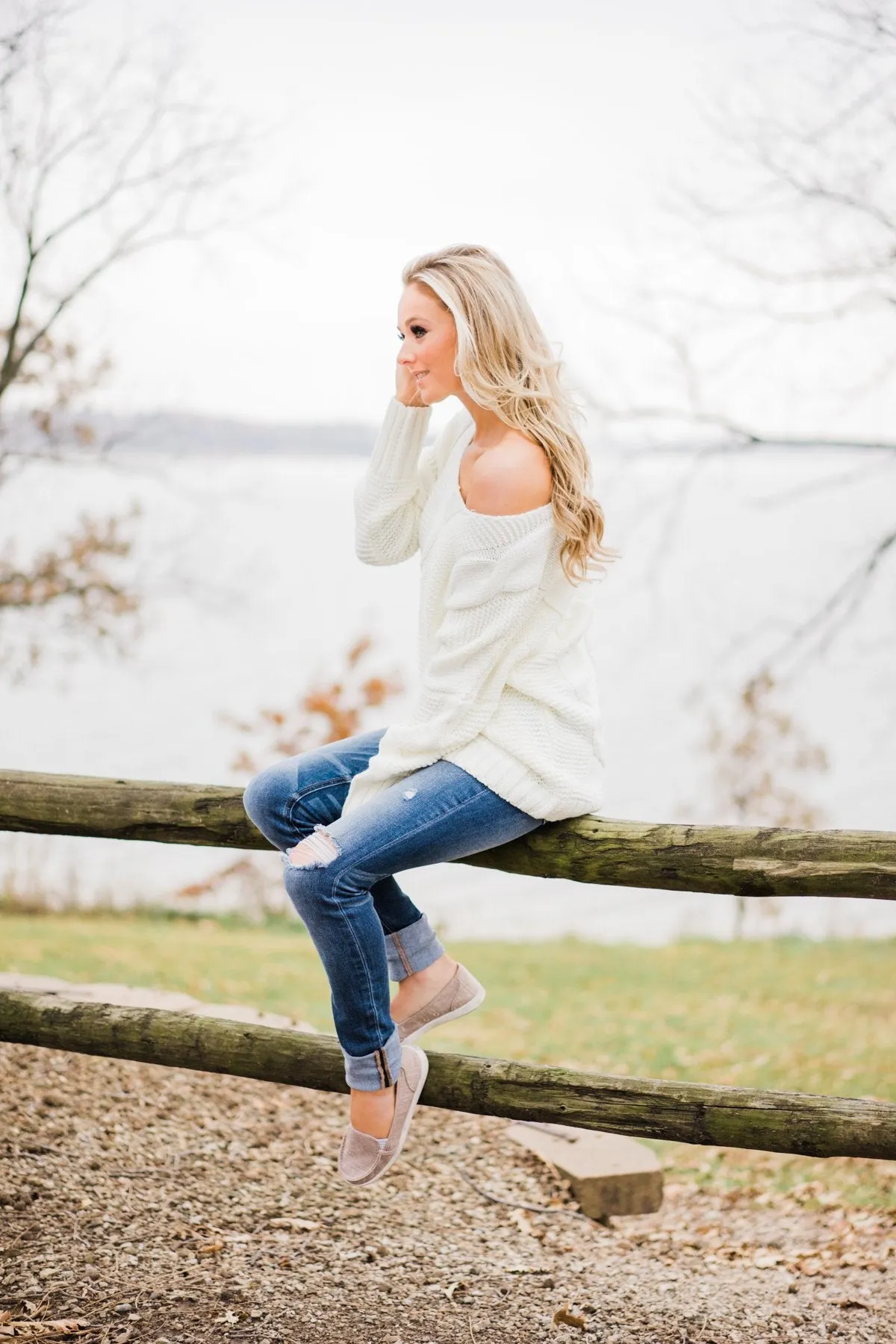 Chunky Oversized Sweater - Ivory