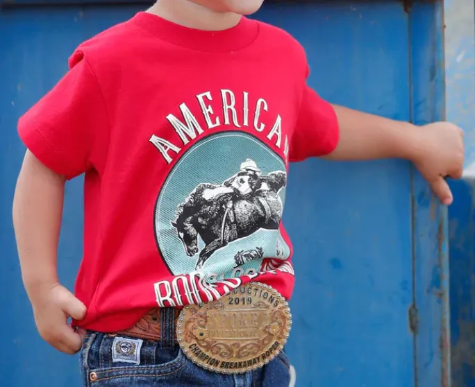 CINCH Infant Boy's Red American Rodeo Brand T-Shirt