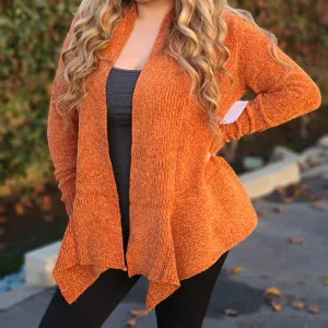Cindy cardigan Rust
