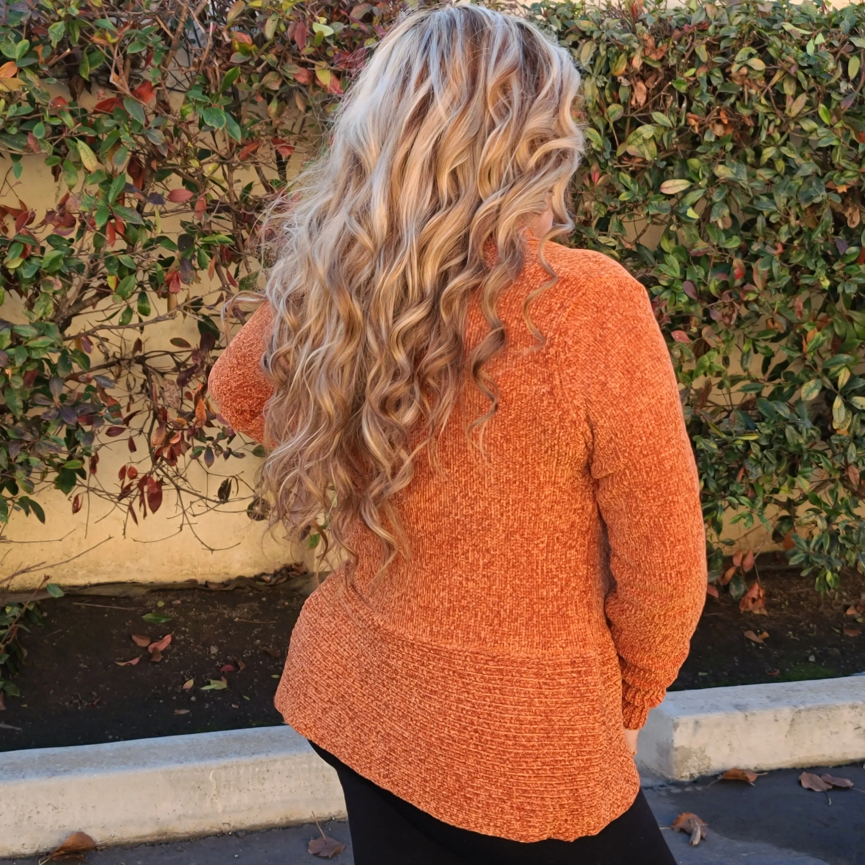 Cindy cardigan Rust
