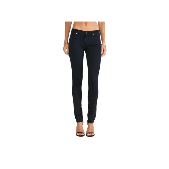 Citizens of humanity women’s‎ Avedon slick skinny leg jeans pants black ￼size 29