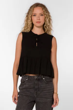 Claire Black Top