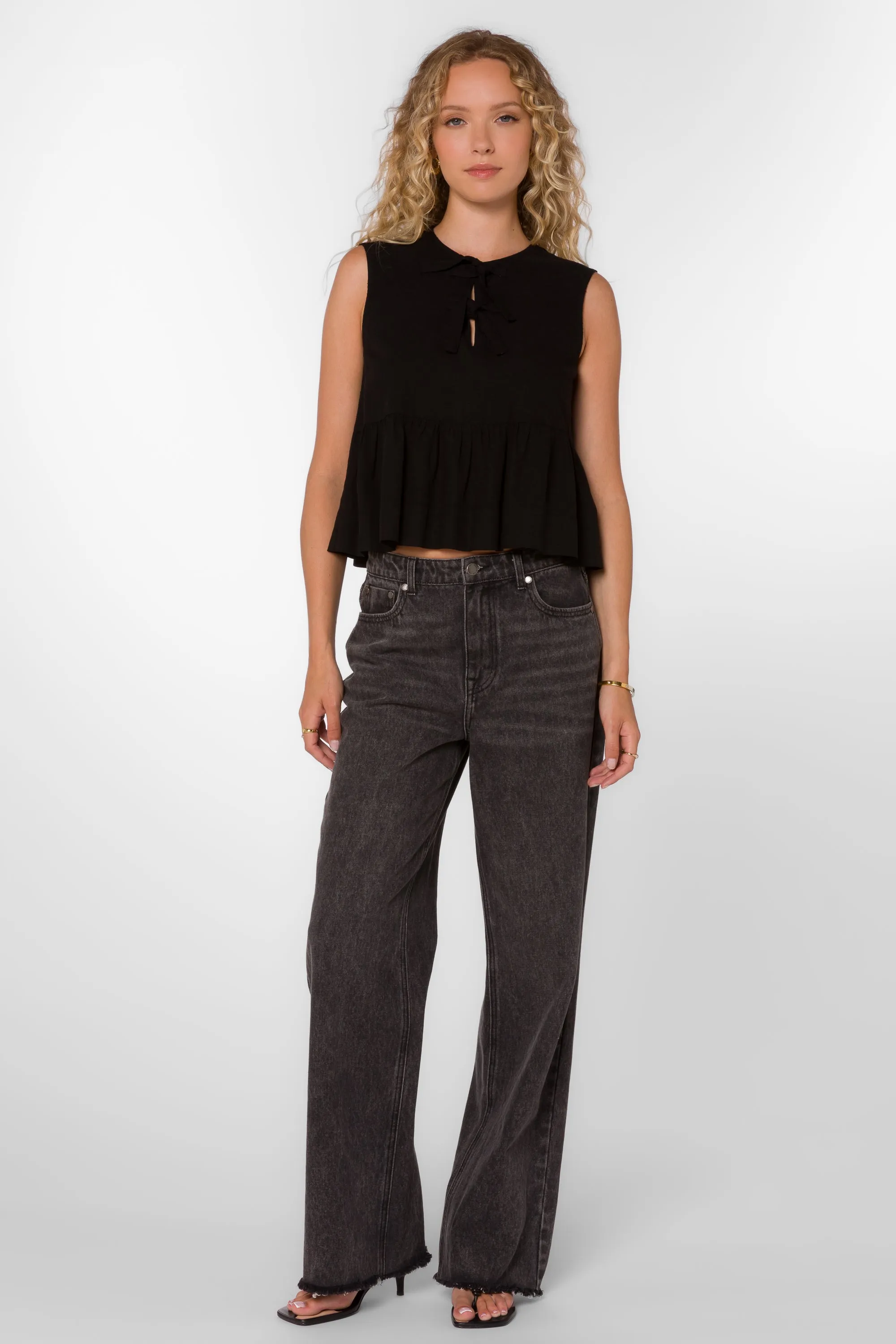 Claire Black Top