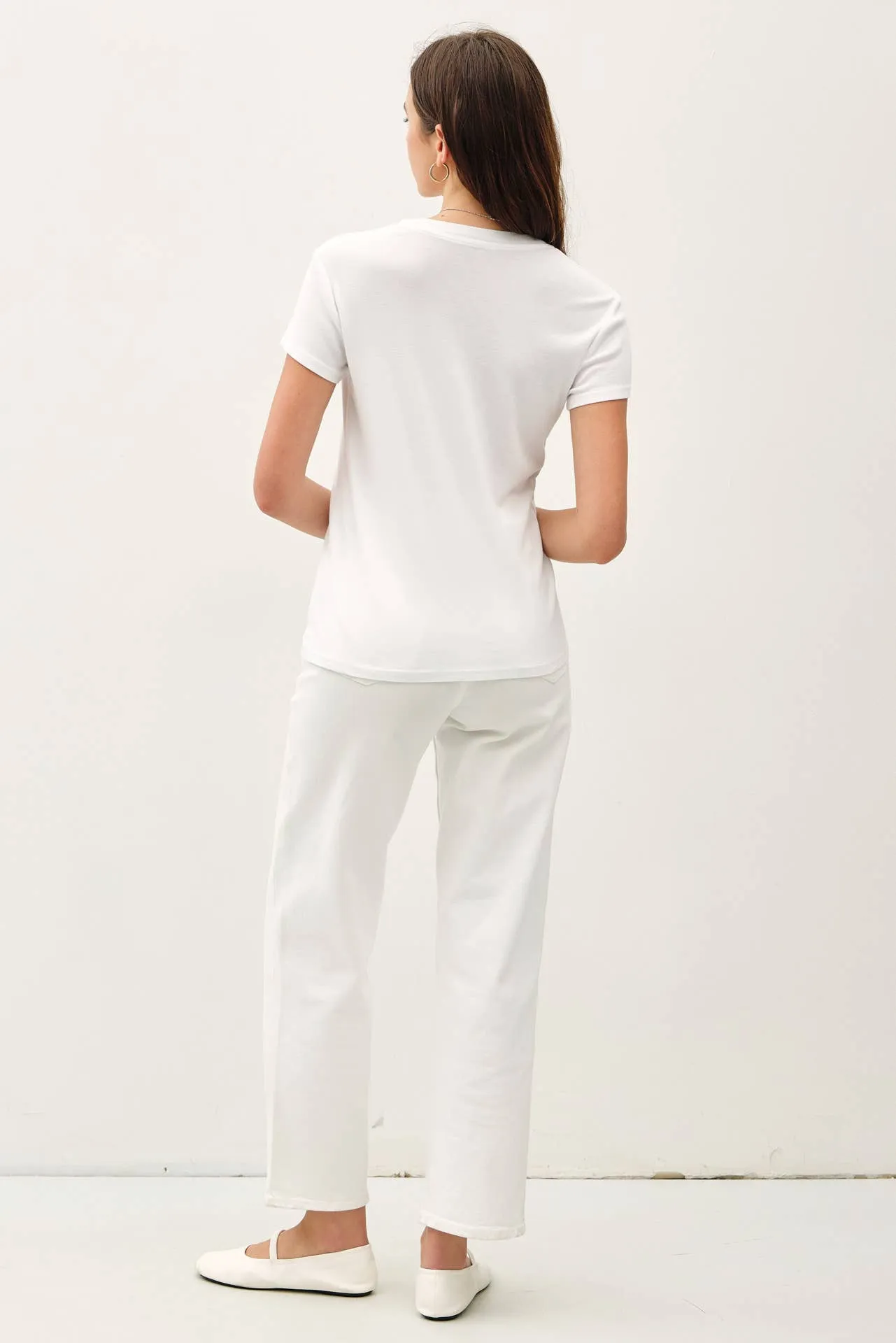 CLASSIC COTTON BLEND CREWNECK T-SHIRT