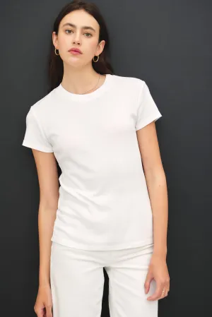 CLASSIC COTTON BLEND CREWNECK T-SHIRT