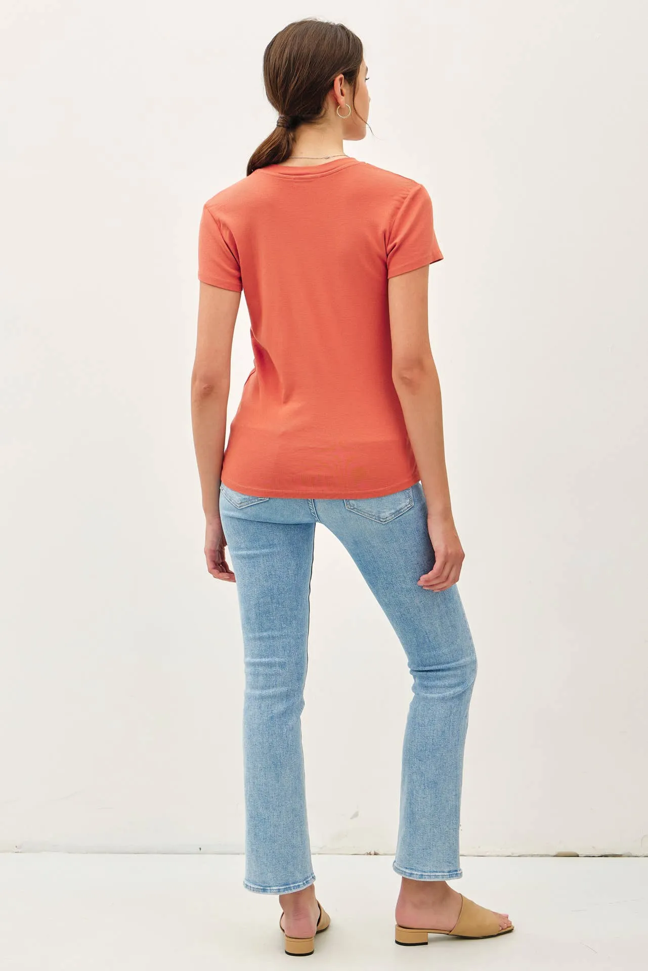 CLASSIC COTTON BLEND CREWNECK T-SHIRT