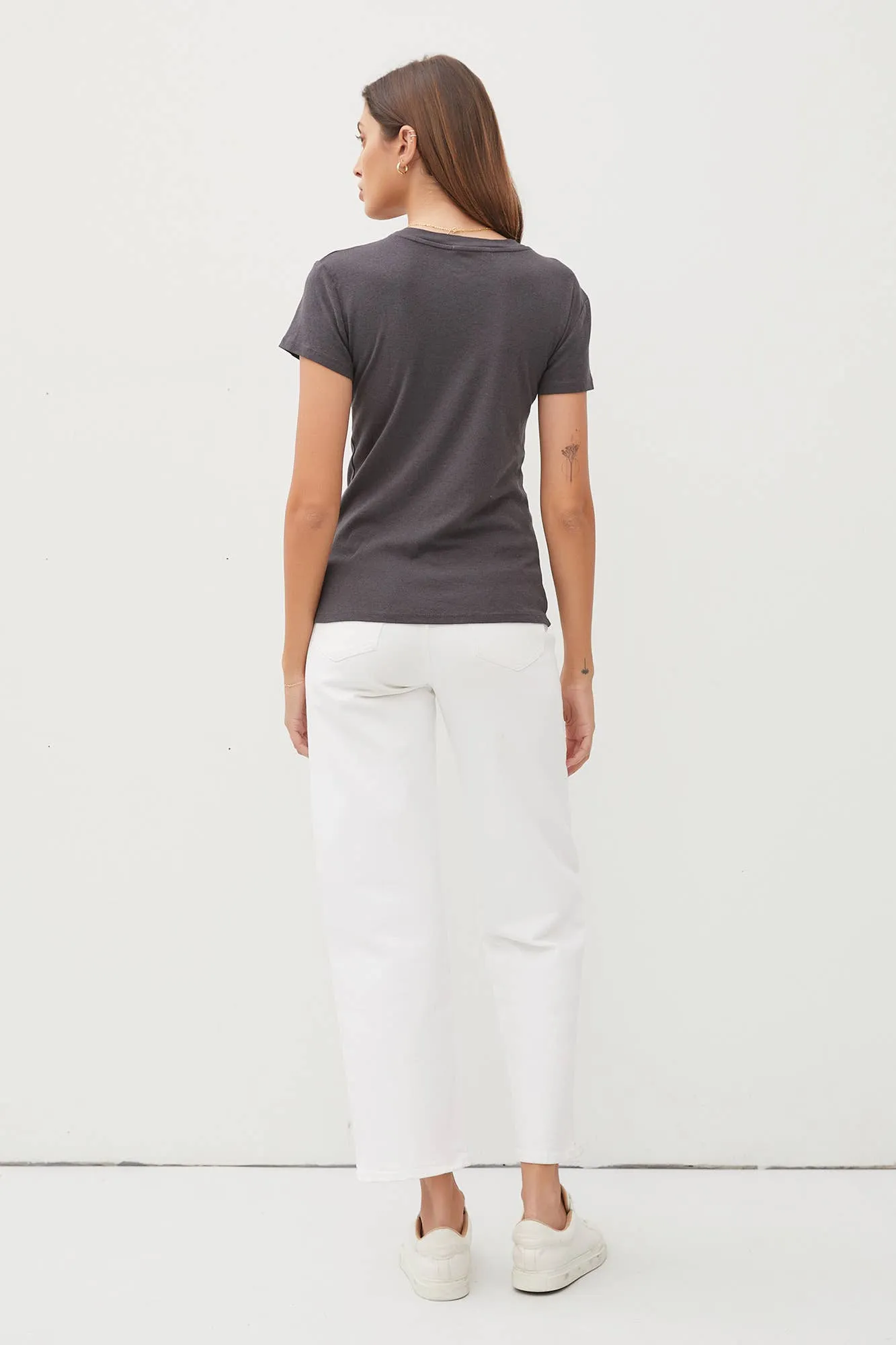 CLASSIC COTTON BLEND CREWNECK T-SHIRT