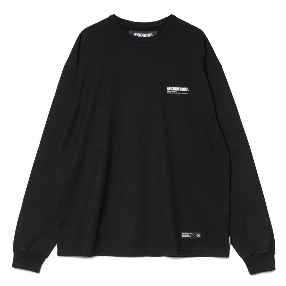 Classic Crewneck L/S Tee | Black