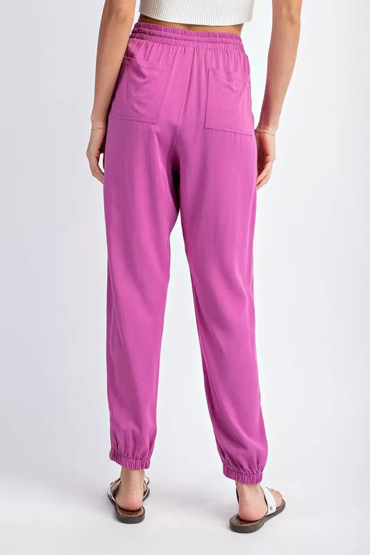 COMFY LIGHTWEIGHT DRAWSTRING JOGGER PANTS