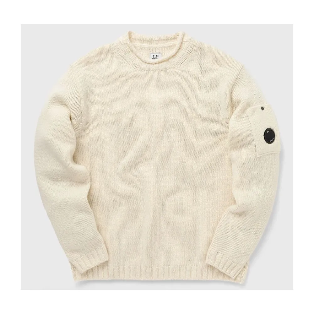 C.P. Company White Wool Sweater