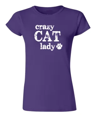 Crazy Cat Lady T-shirt Cat Lover T-shirt