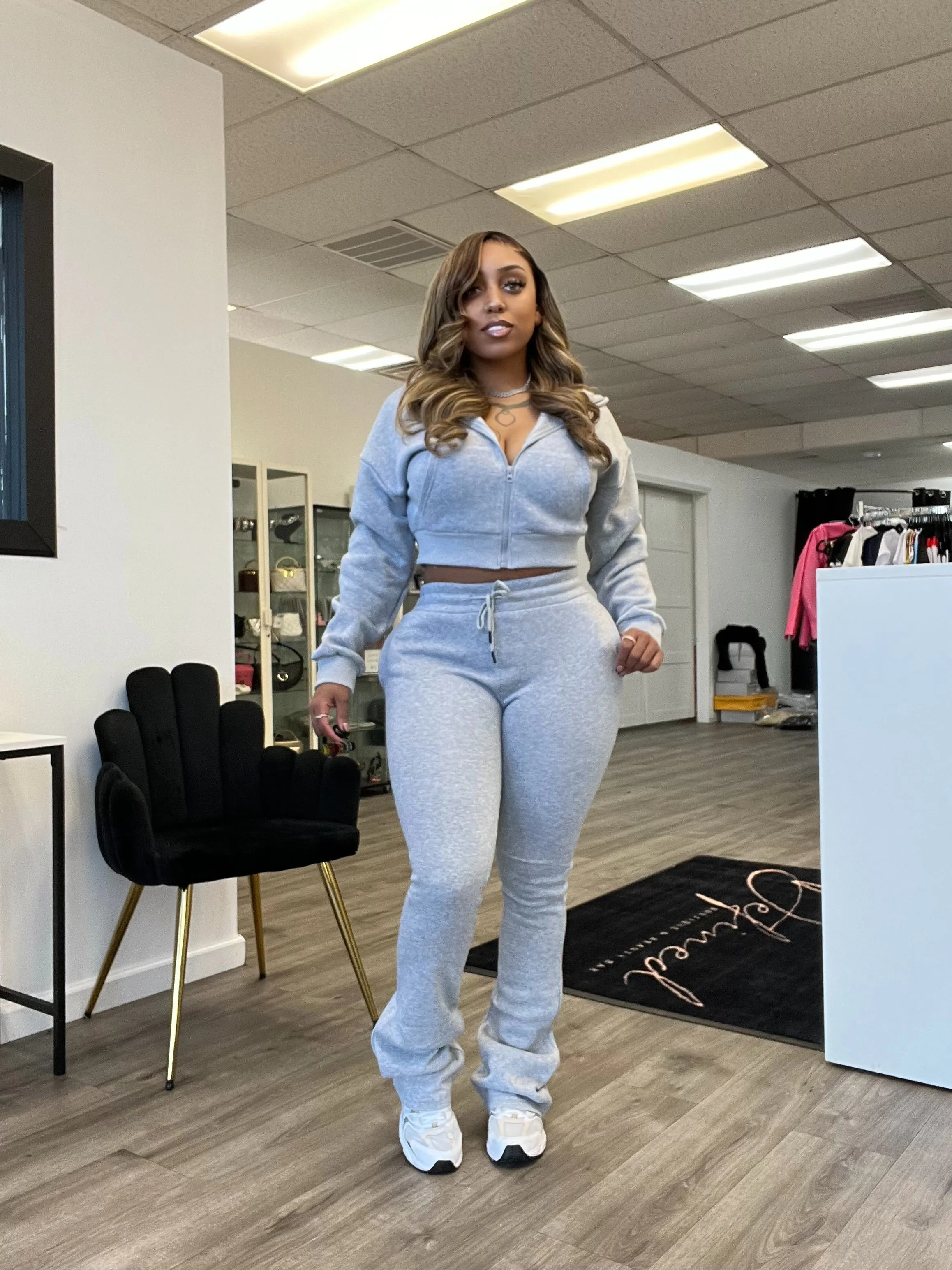 Cre Stacked Jogger | Set