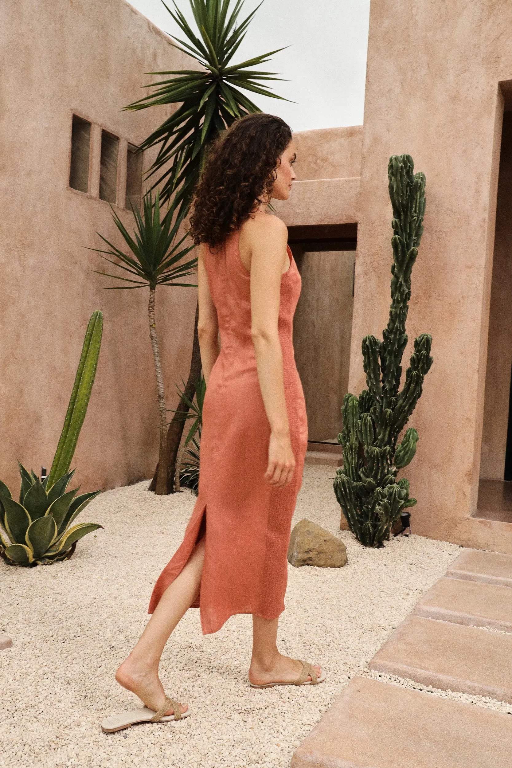 Cruz Dress (Terracotta)