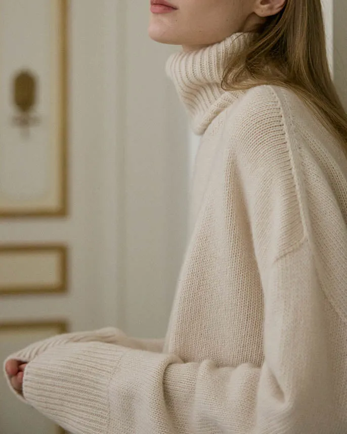 DARCY TURTLENECK OFF WHITE