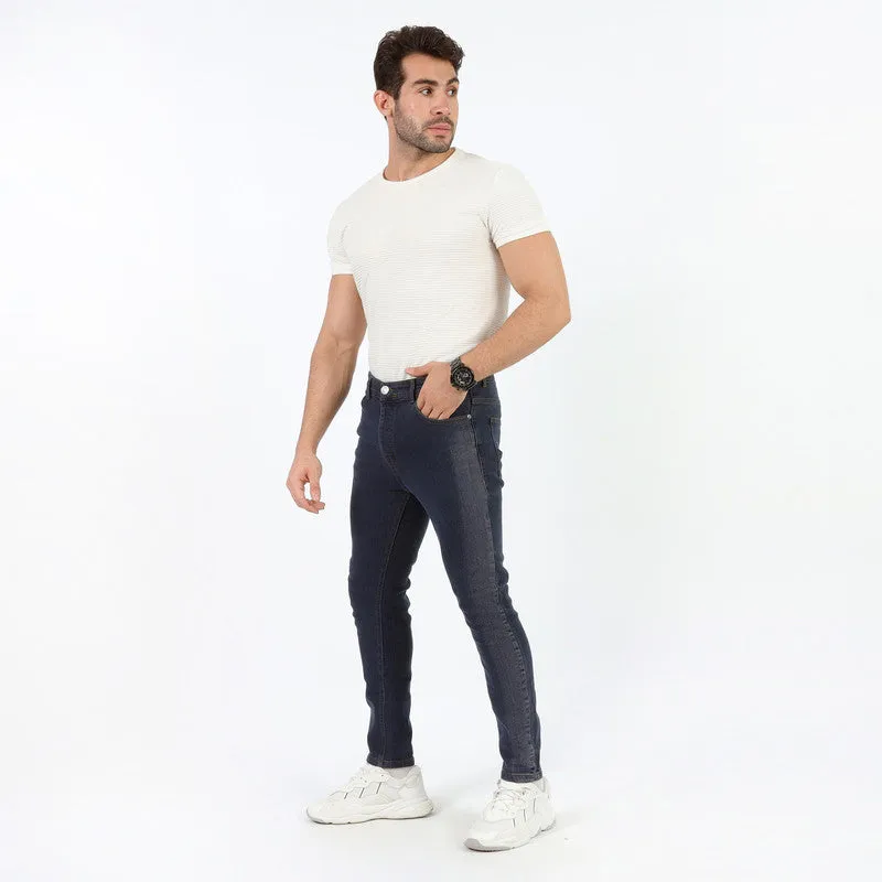 Dark Blue Slim Fit Pants