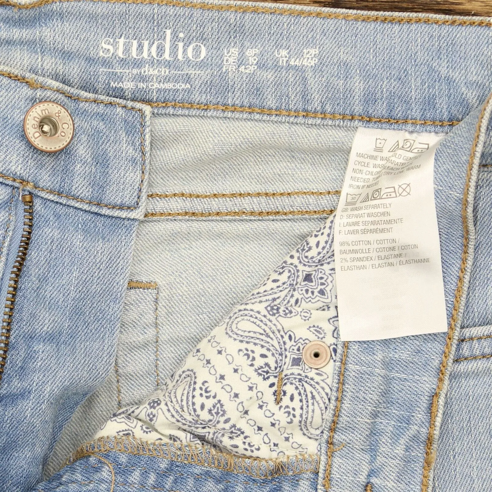 Denim & Co. Petite Classic Denim Bootcut Jeans