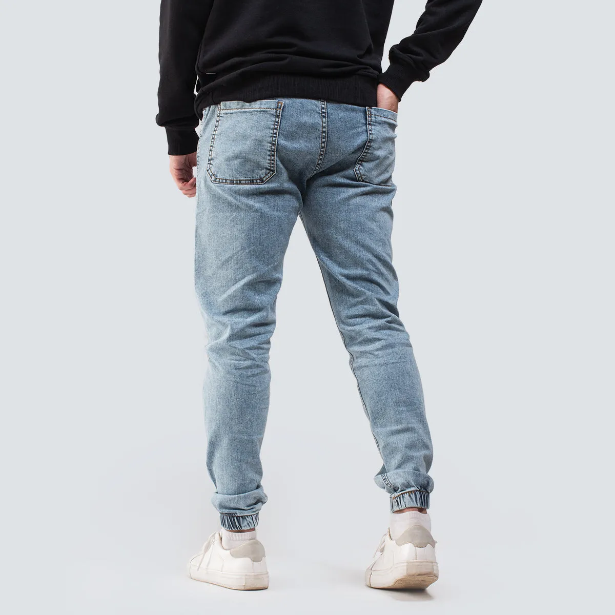 Denim Jogger . Ice Blue