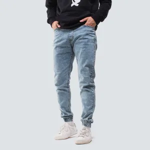 Denim Jogger . Ice Blue