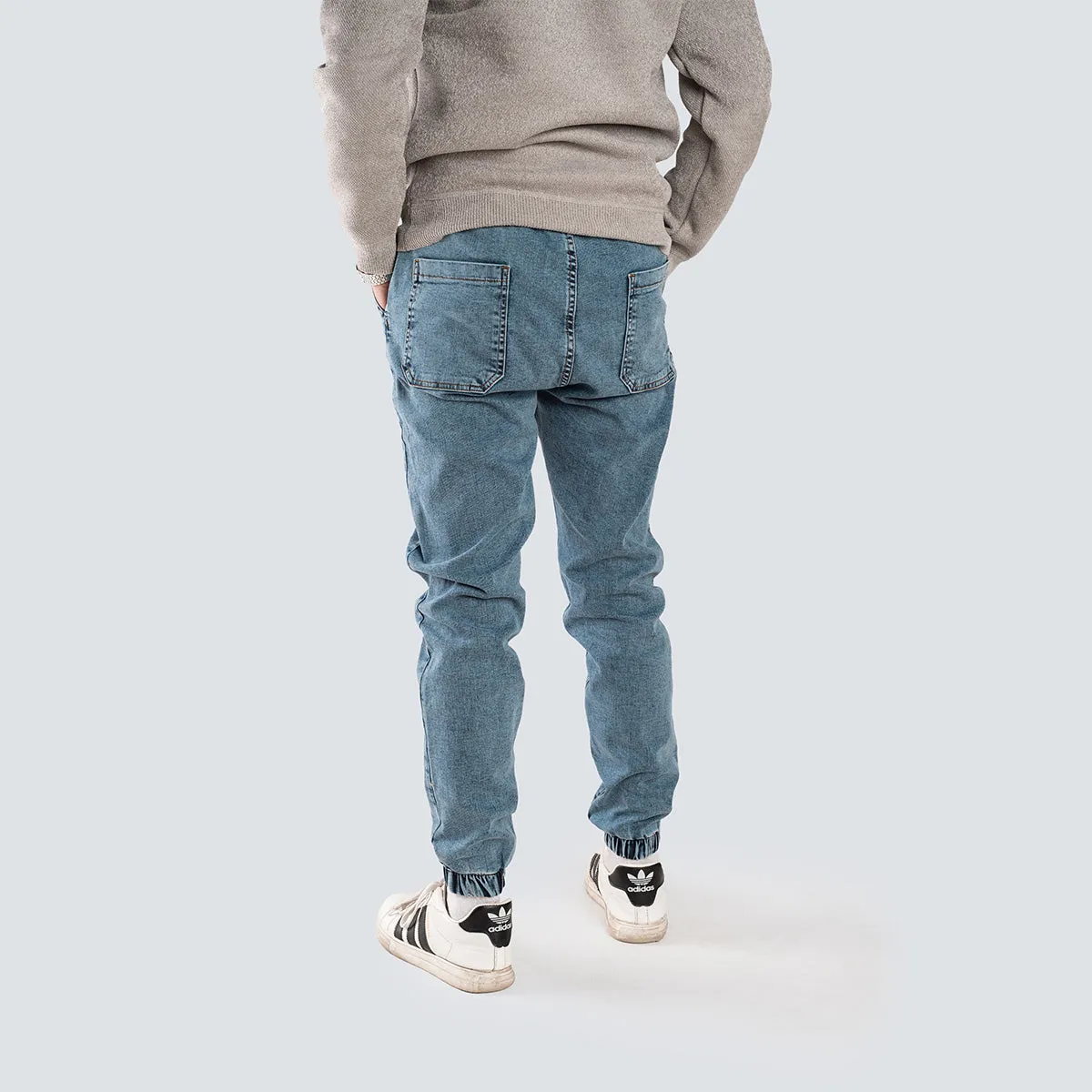 Denim Jogger . Just Blue